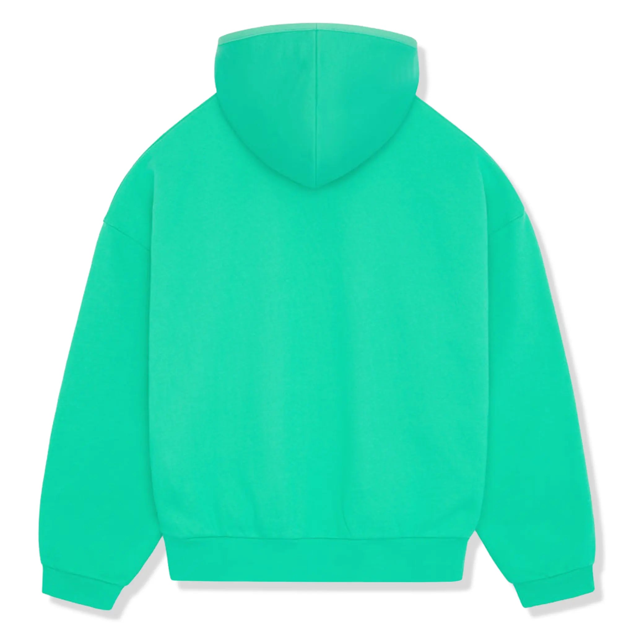 Back View of Fear Of God Essentials Mint Leaf Pullover Hoodie 192SP242052F